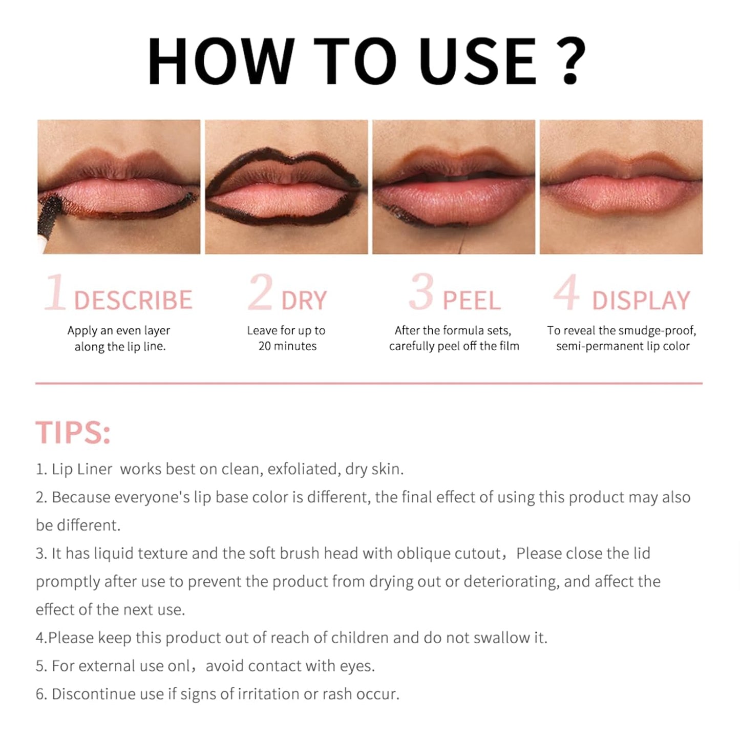 Peel-Off Lip Liner